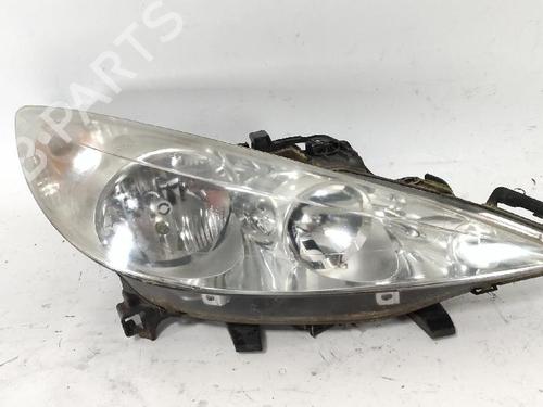 Used Right headlight PEUGEOT 207 (WA_, WC_) 1.6 HDi (90 hp) 30919934