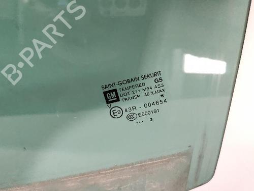 Rear left door window OPEL MERIVA B MPV (S10) 1.4 LPG (75) | BP27496080C20 
