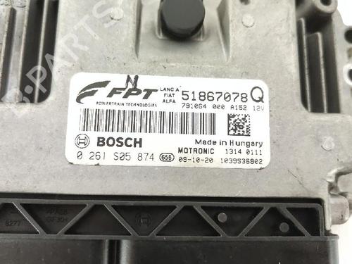 Engine control unit (ECU) LANCIA DELTA III (844_) 1.4 (844.AXA1A) | BP31064363M57 - Image 3