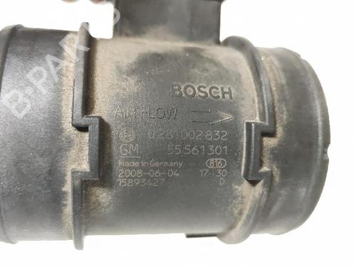 Mass air flow sensor OPEL ASTRA H (A04) 1.7 CDTI (L48) | BP27429400M95