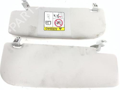 Used Left sun visor FIAT FIORINO Box Body/MPV (225_) 1.3 D Multijet (225BXD1A, 225BXB1A, 225BXB11) (75 hp) 28123212