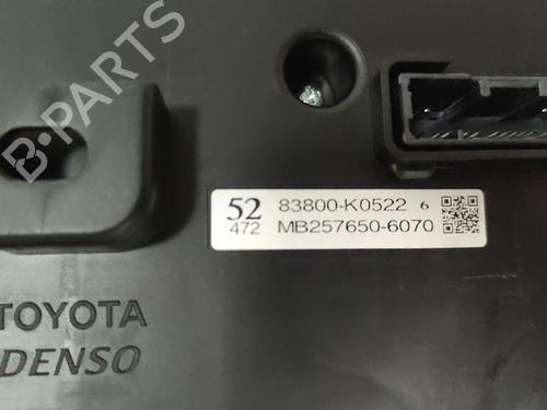 Instrument cluster TOYOTA YARIS (_P21_, _PA1_, _PH1_) 1.5 Hybrid (MXPH10, MXPH11) | BP27412450C47 