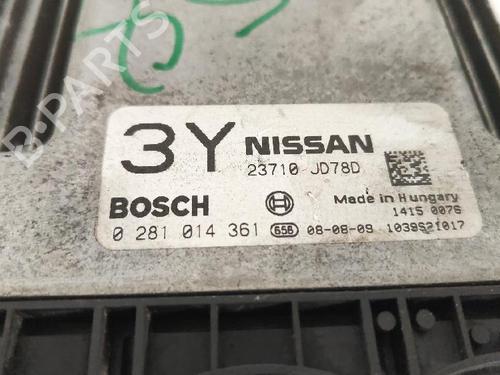 Engine control unit (ECU) NISSAN QASHQAI / QASHQAI +2 I (J10, NJ10, JJ10E) 2.0 dCi All-wheel Drive | BP27421568M57 