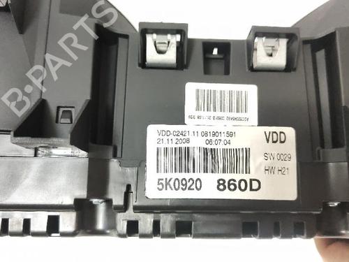 Instrument cluster VW GOLF PLUS V (5M1, 521) 1.6 | BP27421869C47 