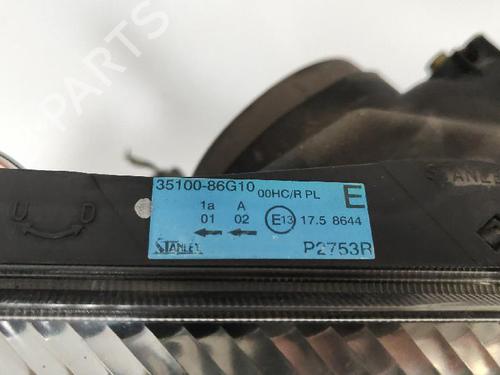 Right headlight SUBARU JUSTY III (G3X) 1.3 AWD (G3X413) | BP32438257C29