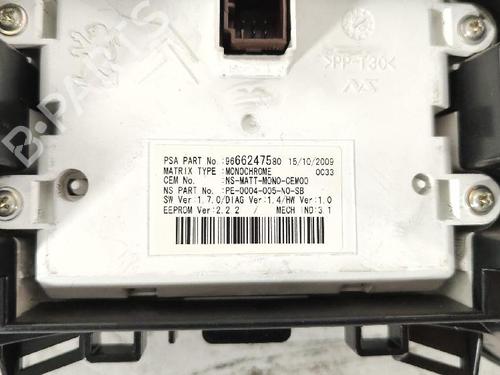 Instrument cluster PEUGEOT 3008 I MPV (0U_) 1.6 HDi | BP27427185C47 