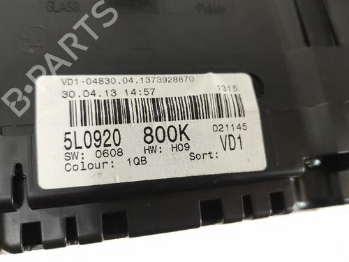 Instrument cluster SKODA YETI (5L) 1.6 TDI | BP27430580C47 