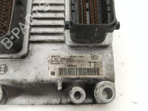 Engine control unit (ECU) OPEL MERIVA A MPV (X03) 1.4 16V Twinport (E75) | BP27411828M57 
