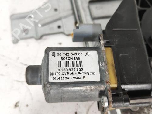 Front right window mechanism PEUGEOT 208 I (CA_, CC_) 1.4 HDi | BP27411832C23