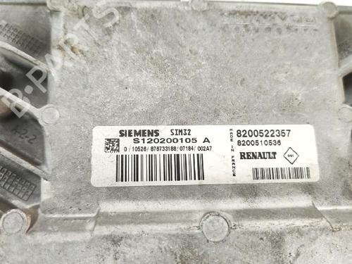Engine control unit (ECU) RENAULT CLIO III (BR0/1, CR0/1) 1.2 16V (BR02, BR0J, BR11, CR02, CR0J, CR11) | BP27413862M57