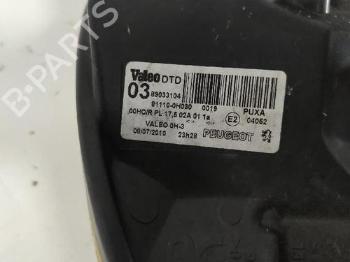 Right headlight PEUGEOT 107 (PM_, PN_) 1.0 | BP28368259C29 