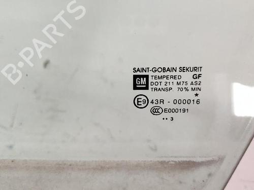 Front left door window OPEL MERIVA B MPV (S10) 1.4 LPG (75) | BP27496081C18 