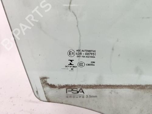 Front right door window PEUGEOT 208 II (UB_, UP_, UW_, UJ_) 1.2 PureTech 75 | BP27430714C19 