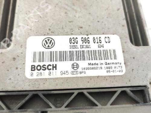Engine control unit (ECU) VW TOURAN (1T1, 1T2) 1.9 TDI | BP27422630M57