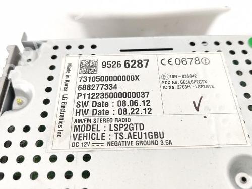 Radio CHEVROLET AVEO Hatchback (T300) 1.3 D | BP27418728E6 