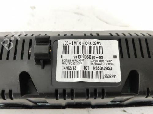 Multifunctionele display CITROËN DS3 (SA_) 1.6 HDi 115 | BP27432036C48 