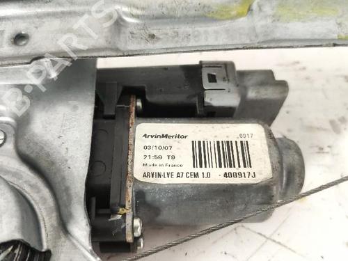 Front left window mechanism PEUGEOT 207 SW (WK_) 1.6 HDi | BP27412710C22 