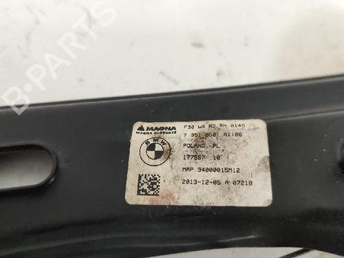 Rear right window mechanism BMW 3 Touring (F31) 318 d | BP27430152C25 