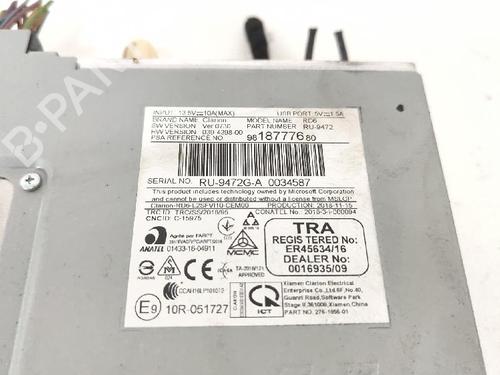 Radio CITROËN C3 / C3 ORIGIN III (SX) 1.5 BlueHDi 100 (SXYHYP, SXYHTU) | BP27429859E6 
