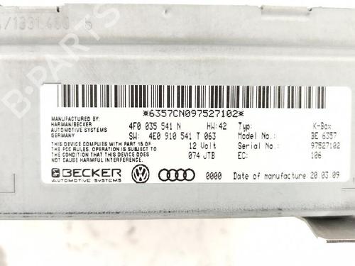 Radio AUDI A4 B8 (8K2) 2.0 TDI | BP27420571E6 