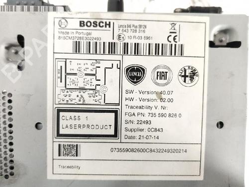 Radio LANCIA YPSILON (312_) 1.2 (312.PXA1A, 312.YXA1A) | BP27414083E6 - Image 3