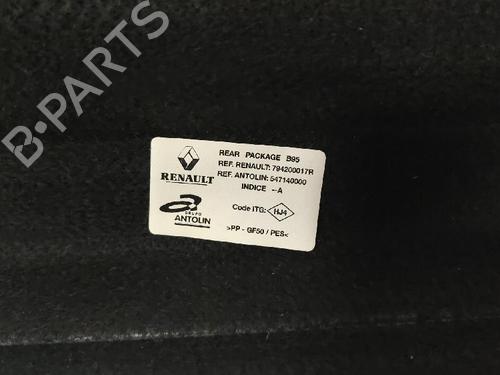 Rear parcel shelf RENAULT MEGANE III Hatchback (BZ0/1_, B3_) 1.5 dCi (BZ09, BZ0D, BZ1W, BZ29, BZ14) | BP27424498C85 