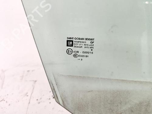 Front right door window OPEL MERIVA B MPV (S10) 1.4 LPG (75) | BP27496082C19 