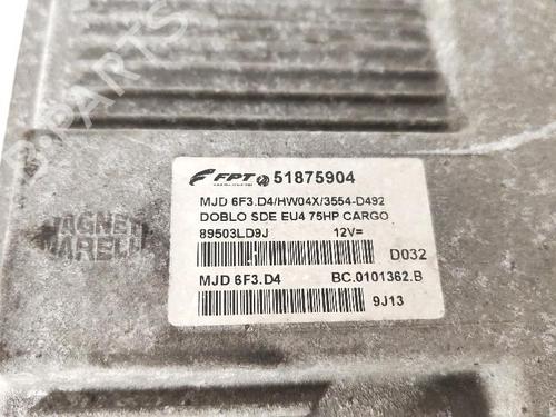 Engine control unit (ECU) FIAT DOBLO Box Body/MPV (223_) 1.3 D Multijet | BP32490915M57 - Image 3