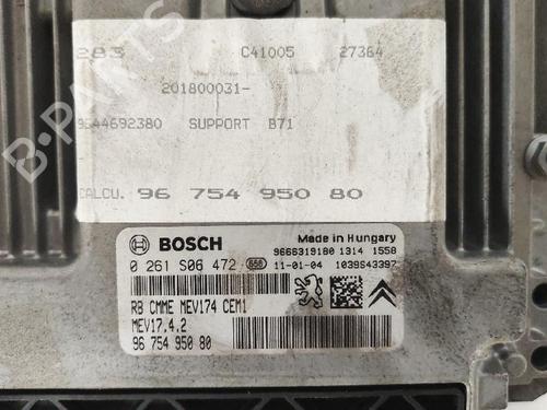 Engine control unit (ECU) CITROËN C4 II (NC_) 1.6 VTi 120 (NC5FS0, NC5FS9) | BP38771007M57 - Image 2
