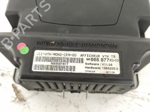 Display monitor PEUGEOT 3008 I MPV (0U_) 1.6 HDi | BP27427193C48 