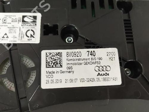 Instrument cluster AUDI A3 (8V1, 8VK) 1.6 TDI | BP27426261C47 