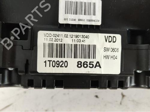 Instrument cluster VW TOURAN (1T3) 1.6 TDI | BP27432509C47 