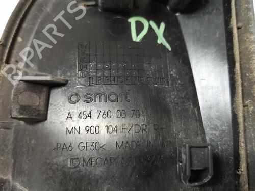Front right exterior door handle SMART FORFOUR (454) 1.5 CDI (454.001) | BP28714647C129 
