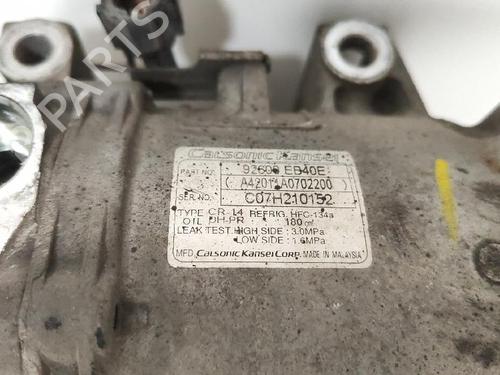 AC compressor NISSAN NAVARA NP300 (D40) 2.5 dCi 4WD | BP30455978M34