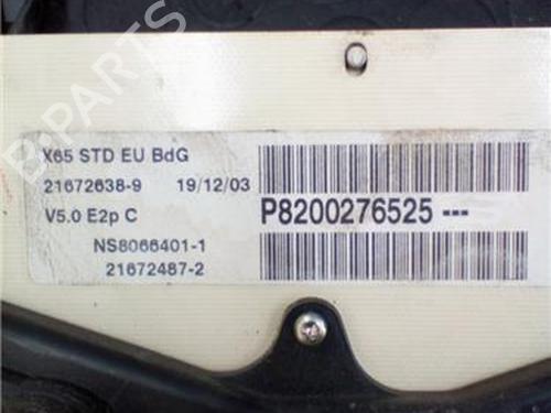 Instrument cluster RENAULT CLIO II Hatchback Van (SB0/1/2_) 1.9 D (SB0E) | BP27842558C47 