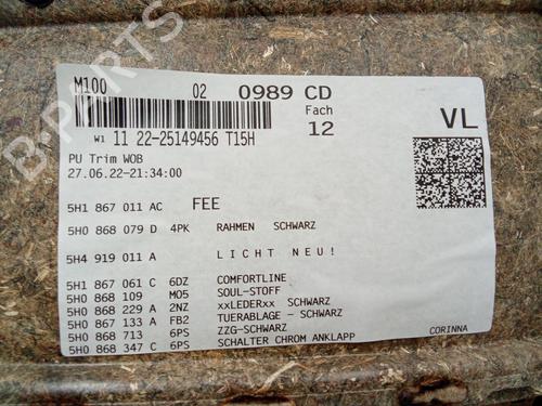Front left panel VW GOLF VIII Variant (CG5, DB5) 2.0 TDI | BP37537982C58 - Image 5