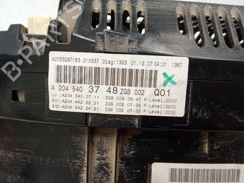 Instrument cluster MERCEDES-BENZ C-CLASS (W204) C 200 Kompressor (204.041) | BP27847591C47 