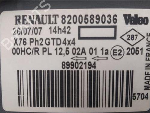 Left headlight RENAULT KANGOO (KC0/1_) 1.5 dCi | BP27848666C28 