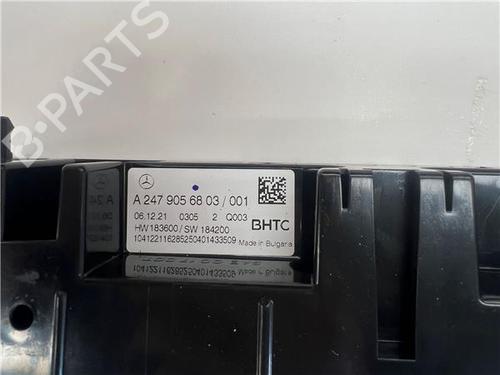 Climate control MERCEDES-BENZ A-CLASS (W177) A 200 (177.087) | BP27845605I5 