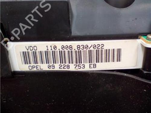 Instrument cluster OPEL ASTRA G Saloon (T98) 1.7 DTI 16V (F69) | BP27843232C47