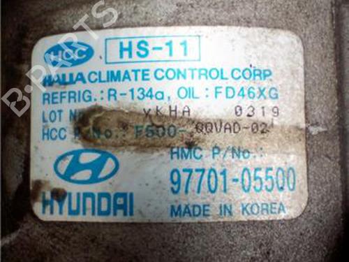 AC compressor HYUNDAI ATOS (MX) 1.1 | BP27854425M34