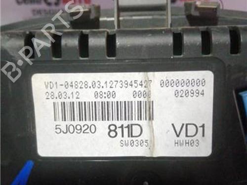 Instrument cluster SKODA FABIA II Combi (545) 1.2 | BP27844608C47