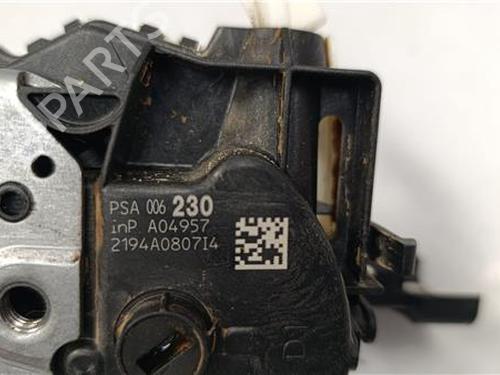 Front right lock PEUGEOT 3008 I MPV (0U_) 1.6 HDi 115 / BlueHDi 115 | BP27674519C97 
