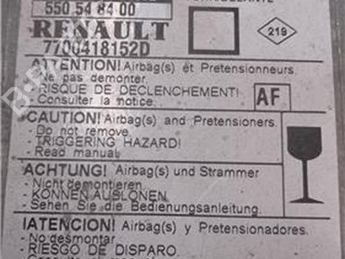 Airbag module RENAULT MEGANE I Classic (LA0/1_) 1.9 dTi (LA1U) | BP27846435M53 
