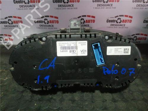 Instrument cluster SKODA FABIA II Combi (545) 1.2 | BP27844608C47