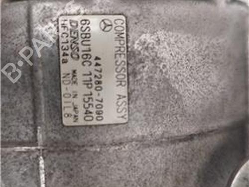 AC compressor MERCEDES-BENZ C-CLASS (W204) C 220 CDI (204.008) | BP27849027M34 