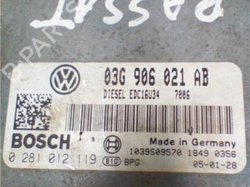 Elektronisk modul VW PASSAT B6 (3C2) 1.6 FSI | BP27853033M83 
