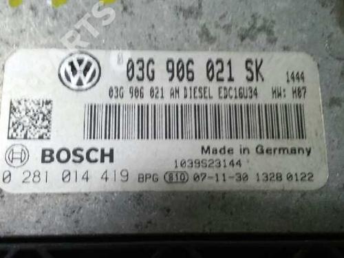 Engine control unit (ECU) SEAT ALTEA XL (5P5, 5P8)  | BP1506262M57 