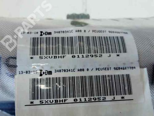 Right curtain airbag PEUGEOT 3008 I MPV (0U_) 1.6 HDi 5XVBHF |