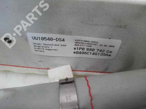 Right curtain airbag SEAT LEON (1P1) 1.9 TDI | BP2336637C12 